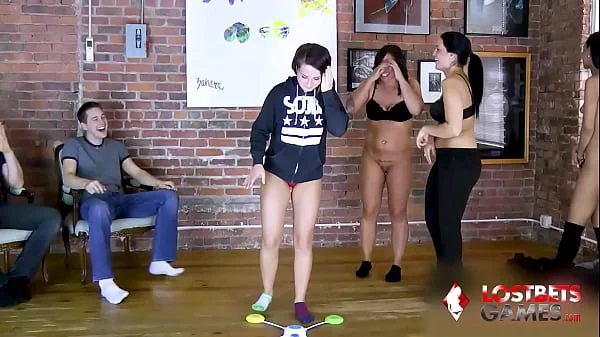 Tits and Pussies Exposed as Zahara, Sheri, Bex, and Piper Play a Game