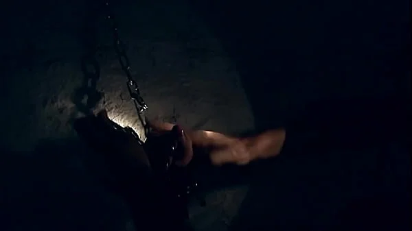 Sex slave training in the secret cellar. Part 1. Master's victim in the basement. She is a scared girl.