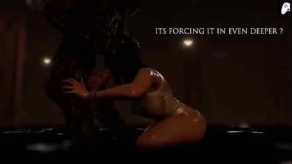 (4K - Love Wolf) Lost girl with big tits and big ass gets fucked by a monster with a erect cock and decides to get creampied | Hentai 3D