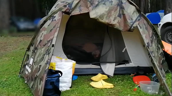 During the trip, we stopped at a tent camp. My sexy feet excited my stepson so much that he came to my tent to play with them