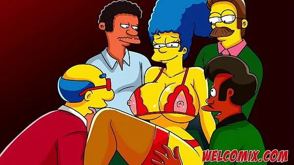 Margy's Revenge! Cheated on her husband with several men! The Simptoons Simpsons