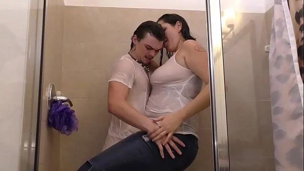 Amazon Vanessa Rain drenched with Boy Toy