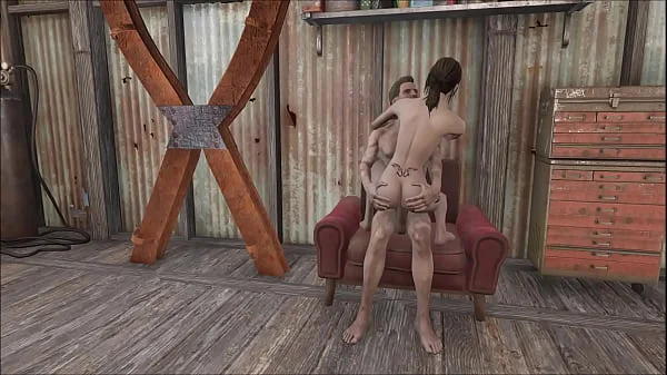 FO4 Good fuck in the garage