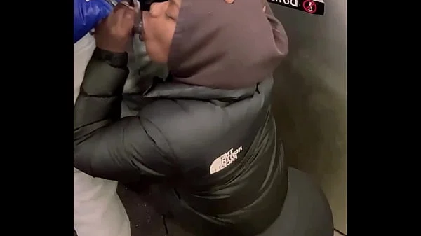 PUBLIC 11INCH BBC SUCKED FAST ON SUBWAY