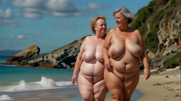 Two fat grannies with big tits