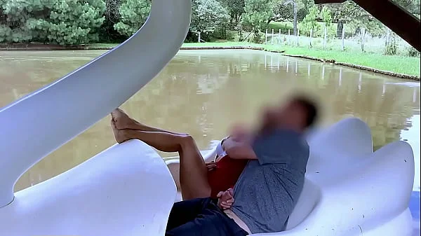 Anal Pedal Boat - He touched my tits, that made me horny, so I gave him a handjob in return, but what I really wanted was that delicious cock inside my asshole, that's it love, fuck my ass