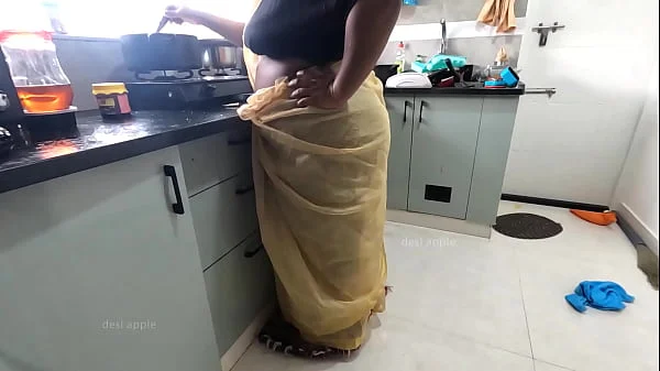 Tamil maid got fucked in kitchen