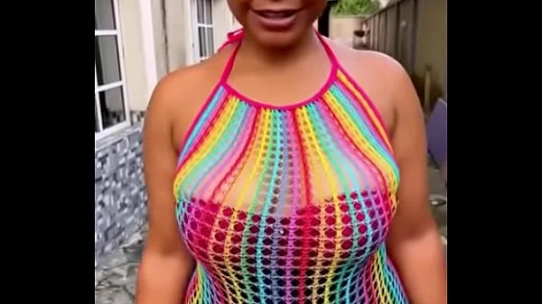 Big ass naija babe with big ass and great body in a flip Bottle Challenge where you strip for every loss