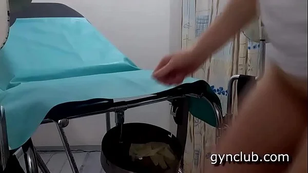 Orgasm on gyno chair