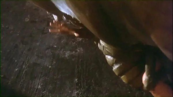 Worm Sex Scene From The Movie Galaxy Of Terror : The giant worm loved and impregnated the female officer of the spaceship.