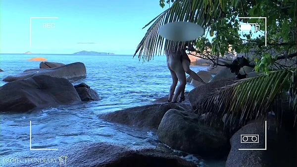 voyeur spy nude couple having sex on public beach - projectfiundiary