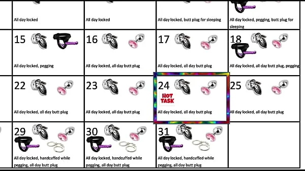 Locktober 2020 - The tasks that each proper chastity slave should perform that month of the year. You have to follow all the tasks consistently. You must not skip any task. Any task you miss for whatever reason, means your dick stays locked an extra day.