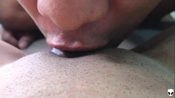 Close Up Khalessi Big Clit Erection Wet Pussy Licking Till Cum In His Mouth