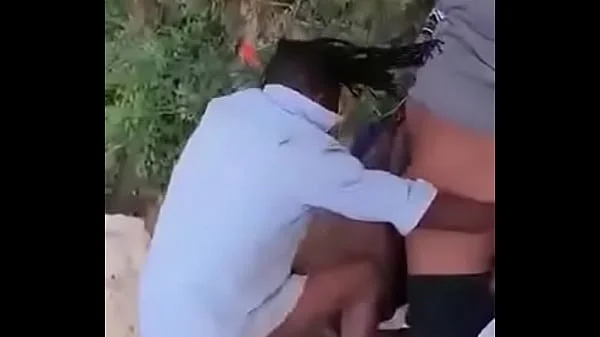 Old couple fucking outdoor in South Africa