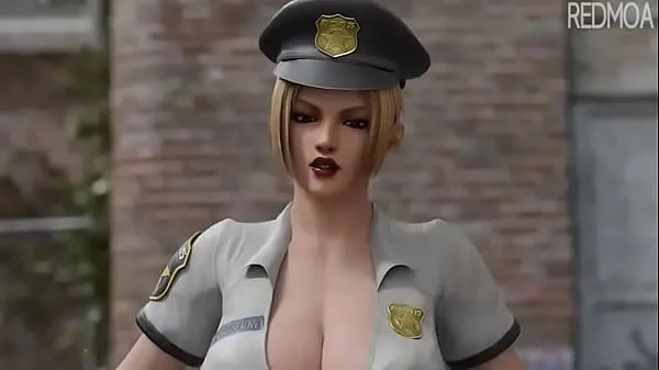 female cop want my cock 3d animation