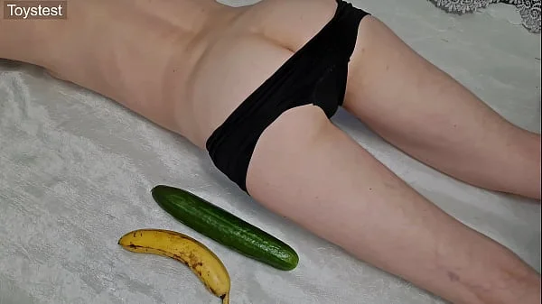 DILDO? Banana? CUCUMBER? Choosing BEST for Tiny pussy