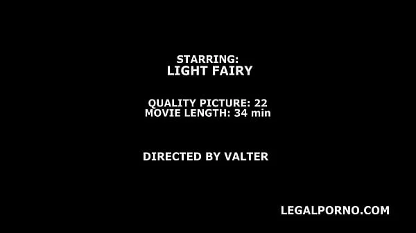 Light Fairy First Time DP with Balls Deep Action, Gapes and Cum in Mouth GL122