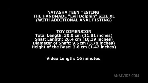 Natasha Teen Testing The Handmade Evil Dolphin Size XL (With Additional Anal Fisting) TWT033