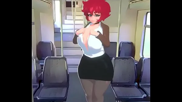 Maxine in the train