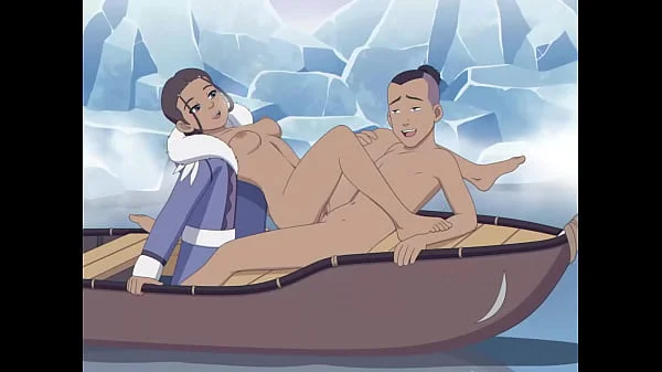 Katara and Sokka with cum inside