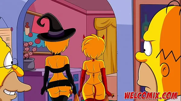 Halloween night with sex - The Simptoons