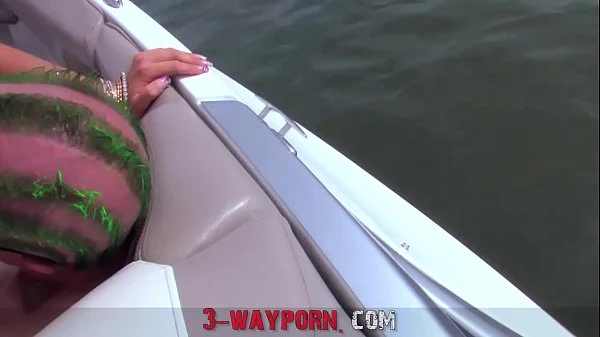 3-Way Porn - Group Fucking on a Speed Boat - Part 3