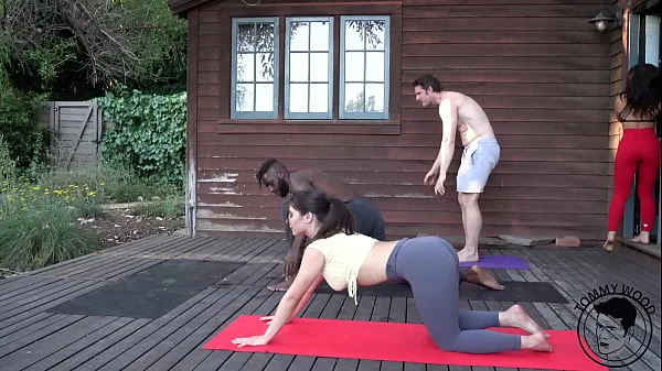 BBC Yoga Foursome Real Couple Swap