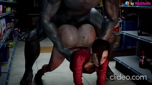 Mr X gives Claire Redfield a nice good fucking